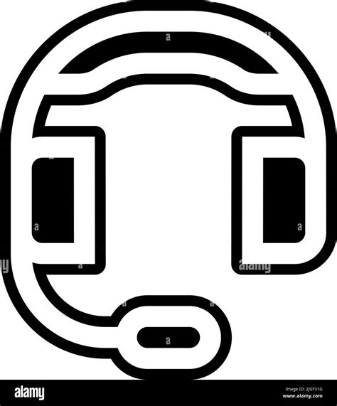 Online Game Headphones Icon Stock Vector Image And Art Alamy