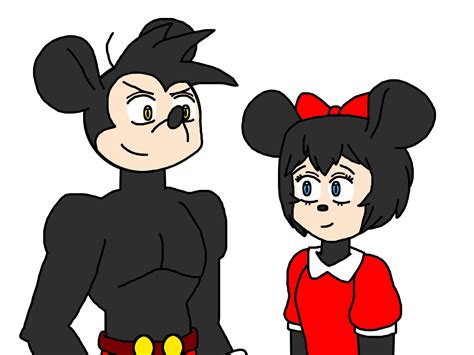 Anime Mickey And Anime Minnie By Ultra Shounen Kai Z On Deviantart