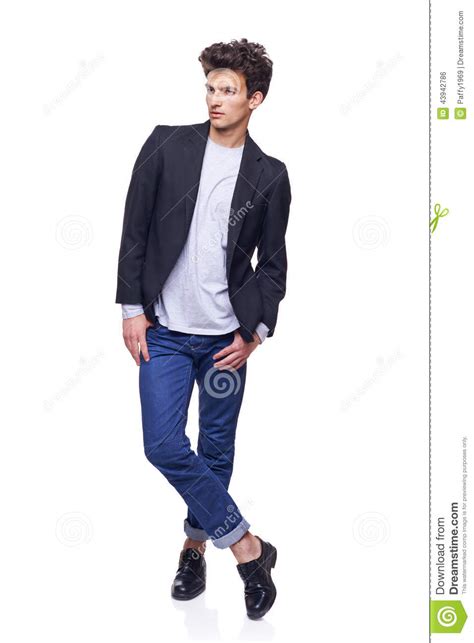 Full Body Of A Fashion Man Stock Photo Image Of Male