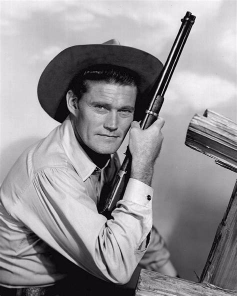 Chuck Connors In The Tv Series The Rifleman X Publicity Photo