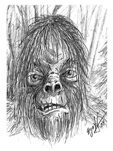Pencil drawing is an ability which comes naturally to a person and it takes a lot of time and talent to complete a pencil drawing. Oregon Bigfoot Art, Drawings and Paintings