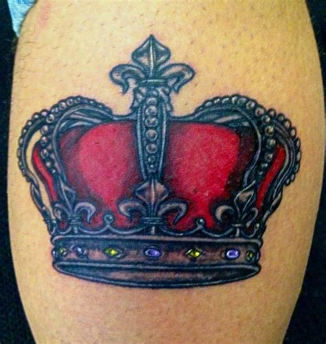39 Astonishing Crown Tattoo Design Colored Ideas