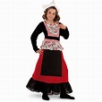 Disfraz Holandesa Infantil: incluye vestido y sombrero