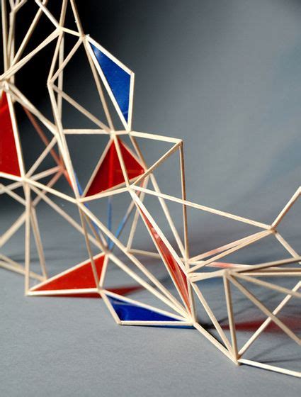 Frame B By Zim And Zou Via Behance Geometric Sculpture Straw Art