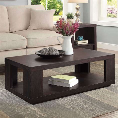 Better Homes And Gardens Steele Coffee Table With Lower Shelf Espresso