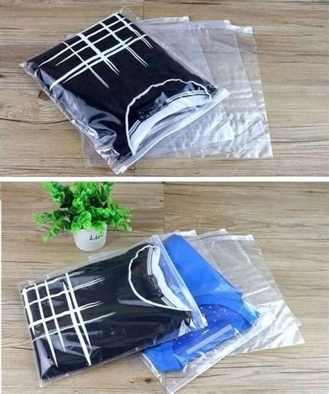 Saco para roupa ziplock em plástico Embalagem Ideal