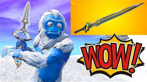 Fortnites New Sword Is Insane Sword Gameplay Youtube