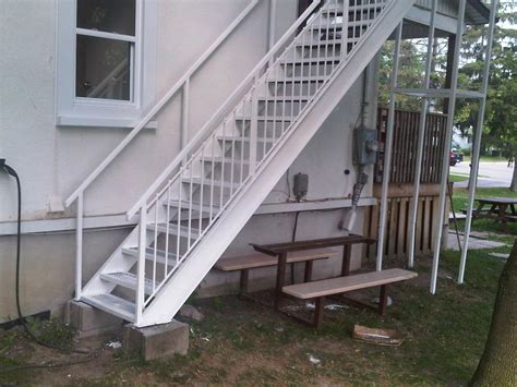 Our aluminum stairs can also be custom fabricated for specific applications and lengths. Toronto Custom Metal Railings, Stairs, Bars Grills Photo Gallery