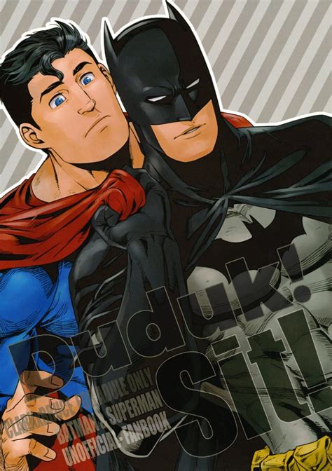 Jirou じろう Gesuido Megane 下水道めがね Dc Comics Duduk Superman Clark Kent X Batman Bruce Wayne 01
