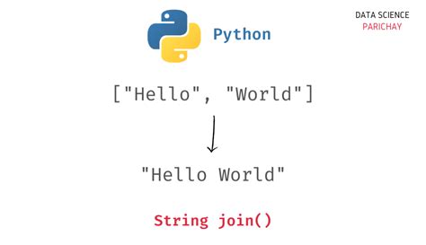 Python String Join With Examples Data Science Parichay