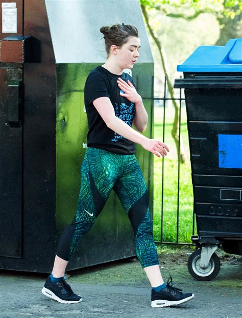 Maisie In Workout Gear Molten Maisie Williams