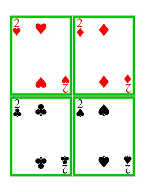 8 Best Images Of Free Printable Deck Of Cards Free Vector Playing