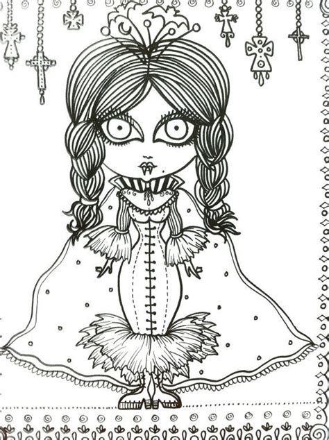 Adult Coloring Pages Gothic Jawar