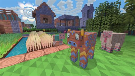Minecraft Gets Pattern Texture Pack Dlc On All Consoles