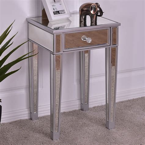 Shop accent tables at ny furniture outlets. Modern Luxury Mirrored Accent End Table | End tables with ...