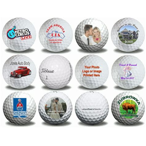 Personalized Photo Refinished Titleist Pro V1 Golf Balls 12 Pack