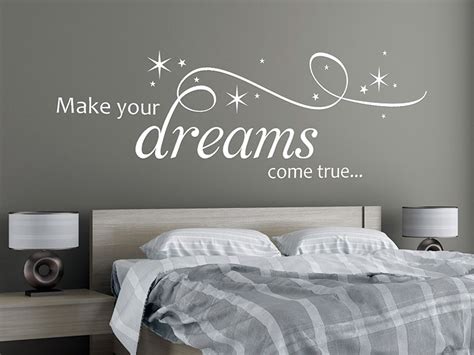 Read on to find out how to make your dreams reality. Wandtattoo Make your dreams come true mit Sternen ...