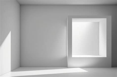 Premium Photo White Studio Background That Is Abstract For Product