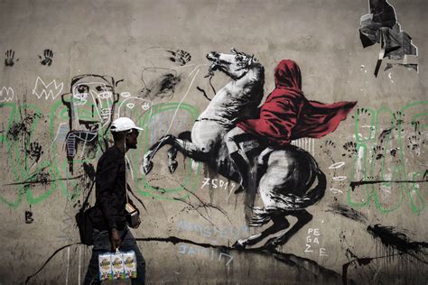 Banksy Art 21 Facts About Banksy Prints Sothebys Whether Plastering Cities With His
