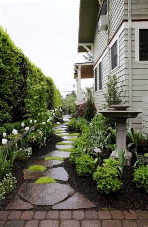 38 Gorgeous Side House Landscaping Ideas With Beautiful Garden с