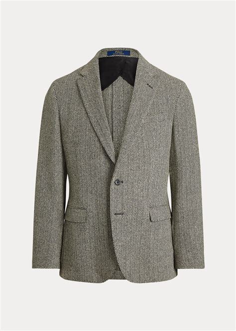 Polo Ralph Lauren Polo Soft Herringbone Sport Coat In Grey For Men