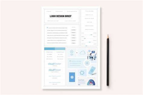 Most agencies have their own templates. One Page Logo Design Brief | Creative Stationery Templates ...