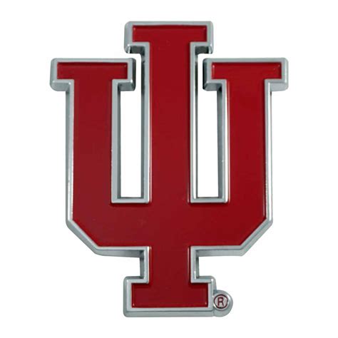 Indiana University Color Emblem 3x32