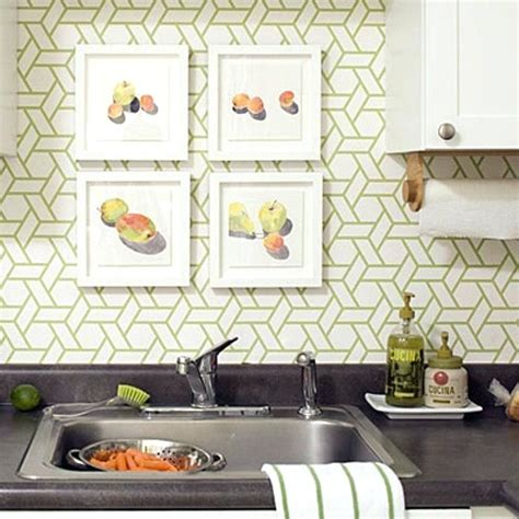Download Kitchen Wall Paper Beautiful With Geometric Wallpaper