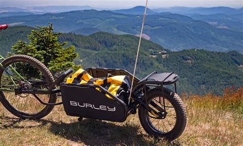 Burley Coho Xc Full Suspension Bike Trailer Packing In Backcountry