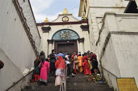 in pictures devotees throng pashupatinath temple amid pandemic nepalnews