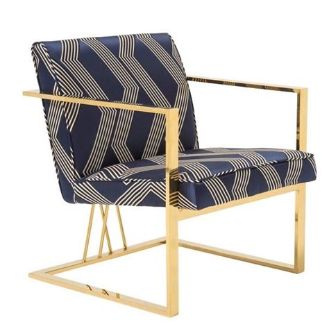 You're seeing this message because some of your behavior on the site looked a little odd. Franklin Accent Chair In Blue With Gold Plated Stainless ...