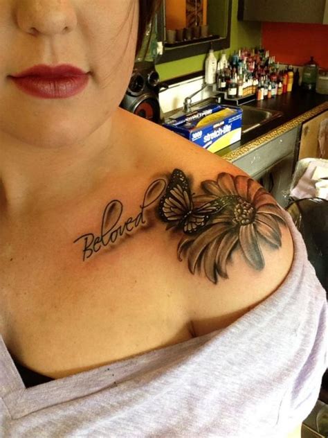 Daisy Shoulder Tattoo Designs Ideas And Meaning Tattoos For You