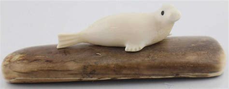 Alaskan Walrus Ivory Figural Carving