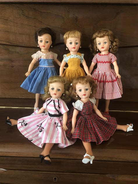 My 1950s Ideal Little Miss Revlon Dolls In Original Outfits Vintage