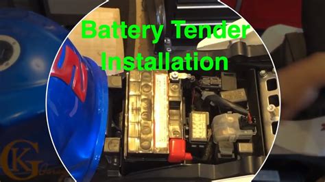 There are some battery tenders certainly better than others. How to install battery tender on motorcycle GSXR and ...