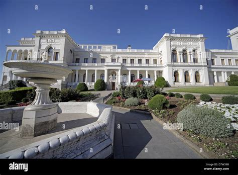 Livadia Palace Yalta 07 May 2013 Stock Photo 56485111 Alamy