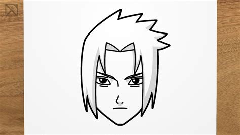 How To Draw Sasuke Naruto Shippuden Step By Step Easy Youtube
