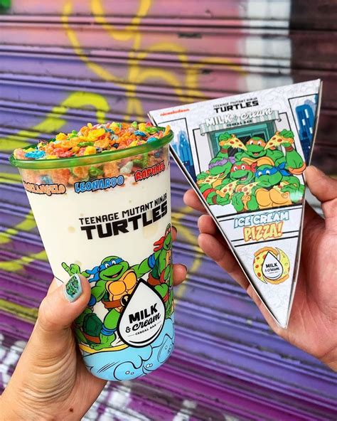 Nickalive Milk And Cream Celebrates Teenage Mutant Ninja Turtles With