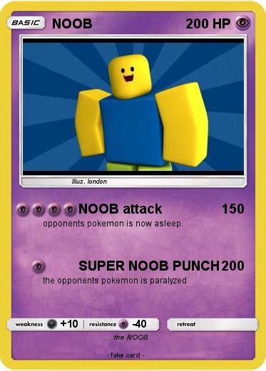 Pokémon Noob 1065 1065 Noob Attack My Pokemon Card