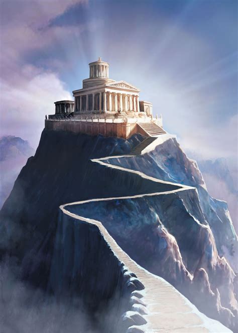 Mount Olympus Mythalix Poster By Sunrise Game Studio Displate