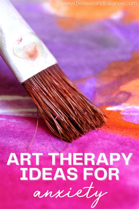 8 Art Therapy Ideas For Anxiety Believe And Balance