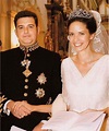 Princess Marie, wearing the Hohenberg Family tiara during the wedding ...