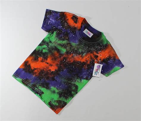 Wow Picks Fright Galaxy Tie Dye Kids T Shirt Size X Small At 2200