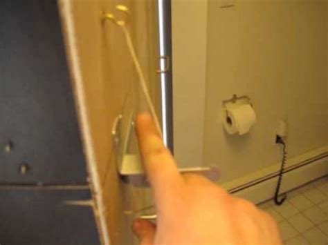 They didn't latch the door, and don't look nice, as can be seen at the begining of this video: Secret Door Latch - YouTube