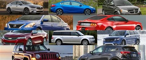 Top 10 Cheapest Cars On Sale In The United States By Segment