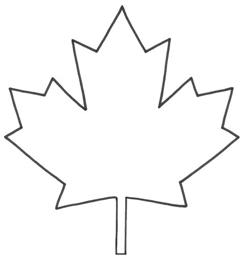 Maple Leaf Templates Clipart Best