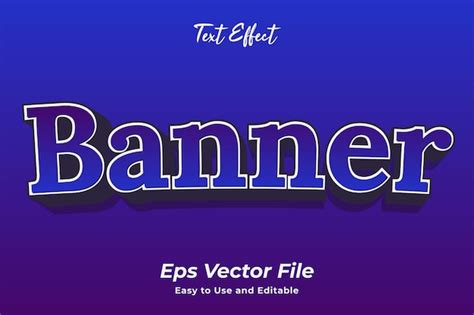 Premium Vector Easy Text Effect Editable