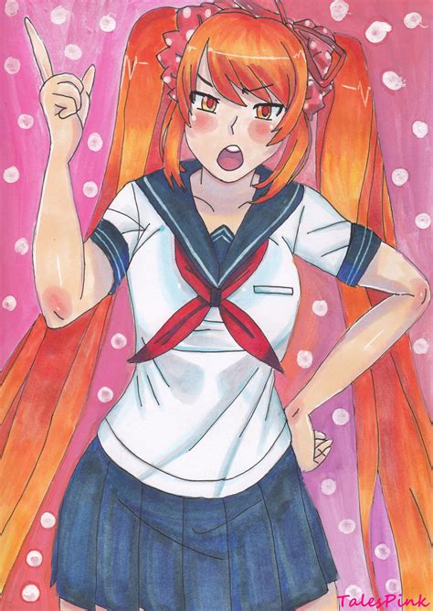 Speed Drawing Yandere Simulator Osana Najimi By Talesofpinkanime On