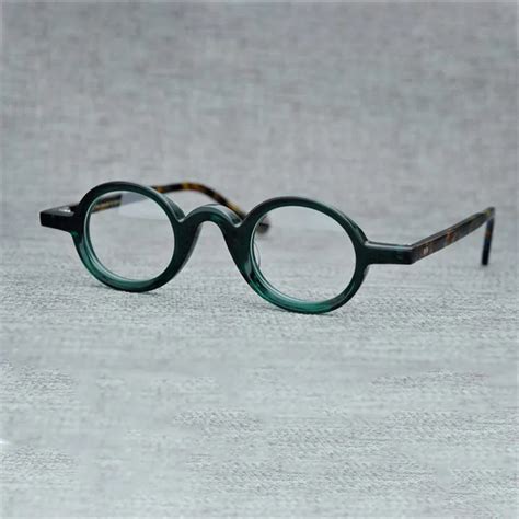 cubojue eye glasses frame men small round acetate eyeglasses man s nerd opticprescription