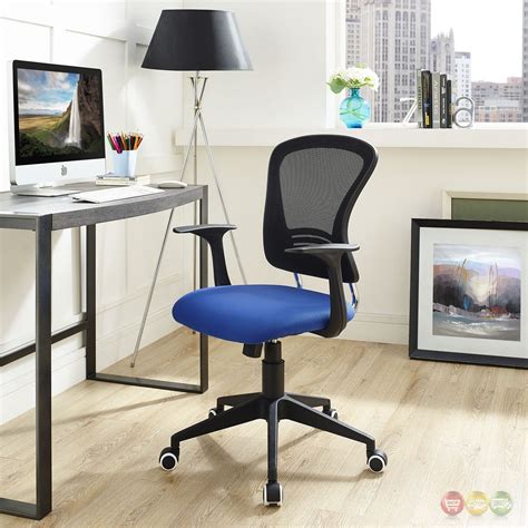 Poise Modern Ergonomic Mesh Back Office Chair With Lumbar